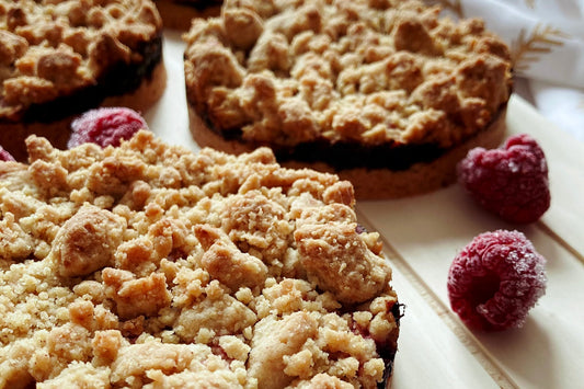 Mini frambozen-ontbijttaartjes