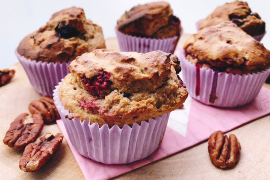 Frambozen-ontbijtmuffins